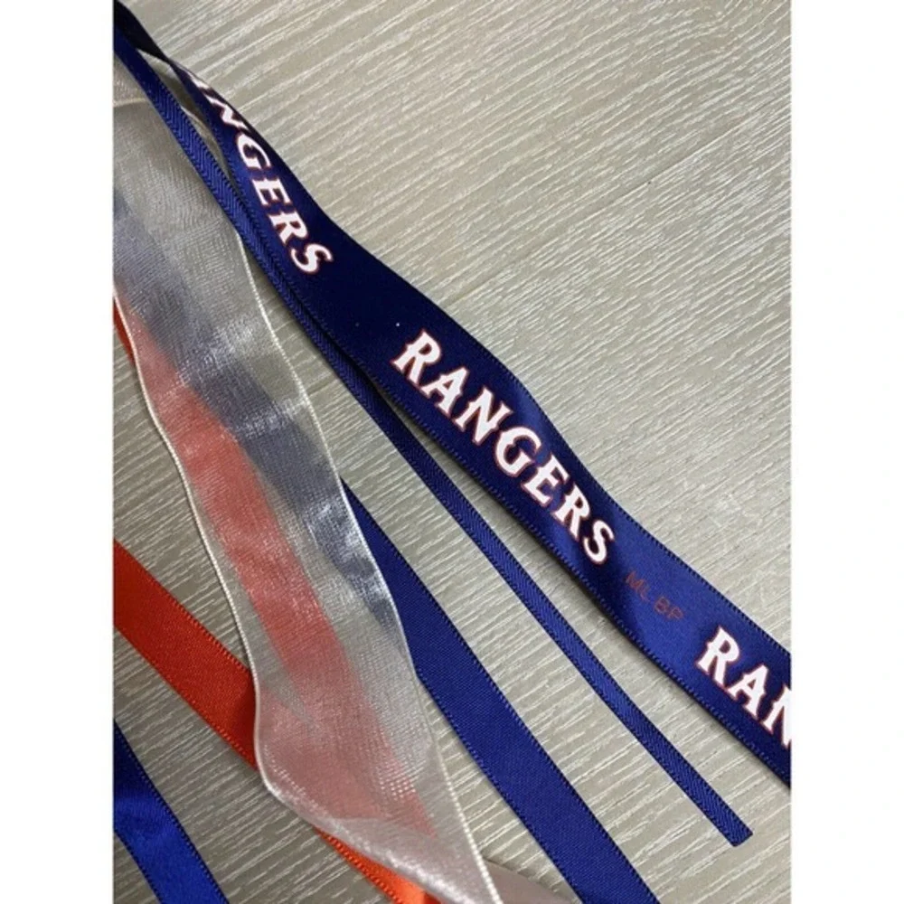 MLB Texas Rangers Hair Scrunchie Accessory Ponytail Holder NWT Official Licensed
